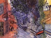 Dufy Raoul Train en gare oil painting picture wholesale